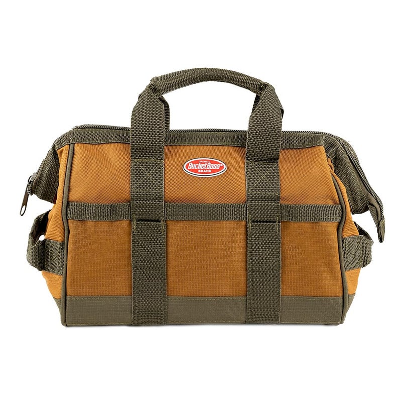 Bucket Boss Gatemouth 12 Tool Bag in Brown, 60012, 7 liters - Image 1